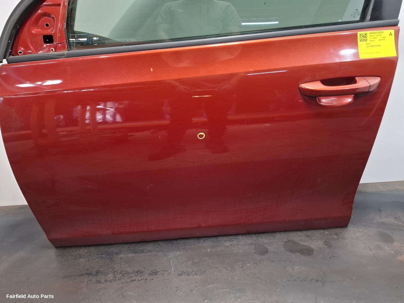 2008-2013 Volkswagen Golf Left Front Door