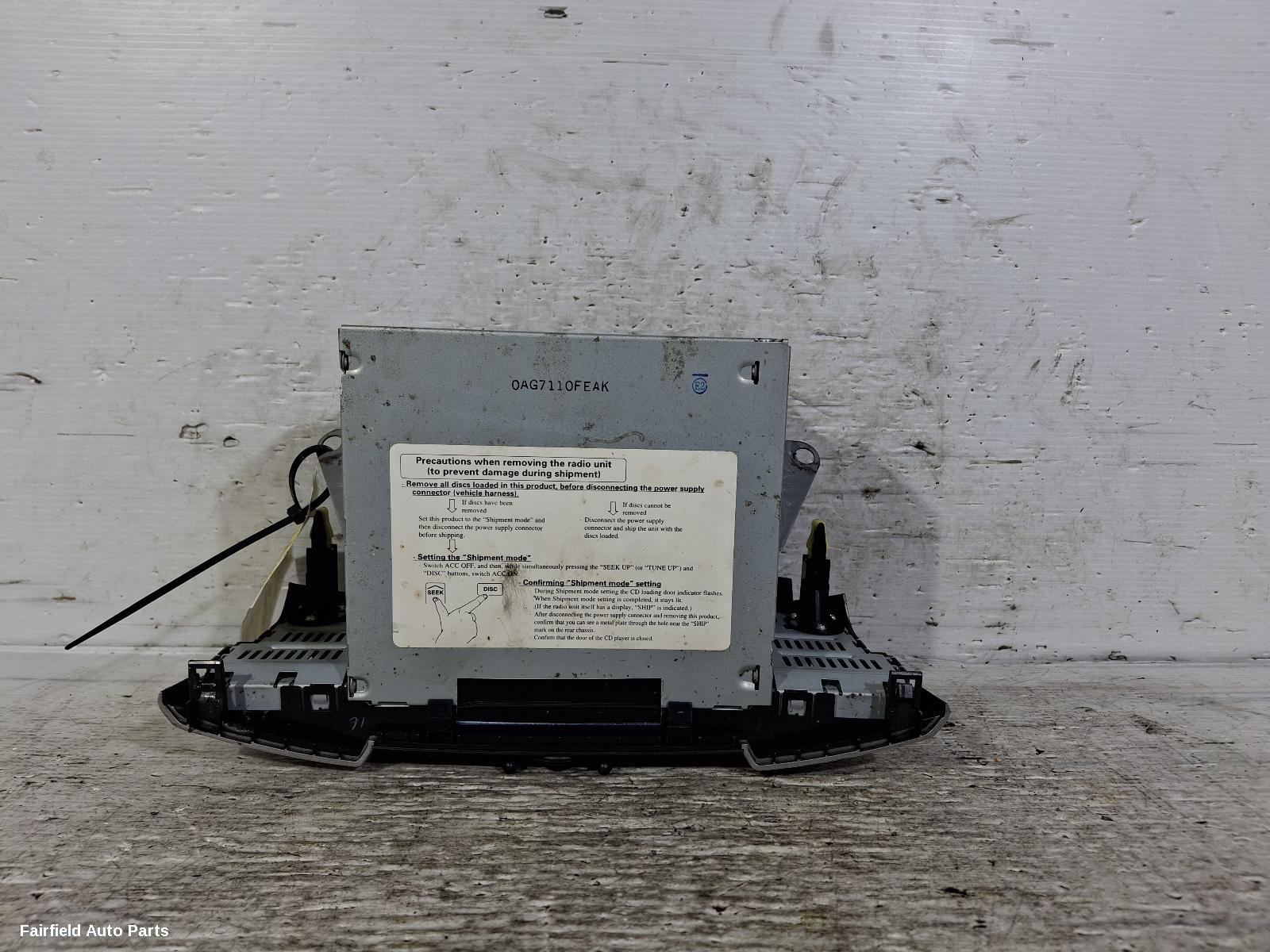 2003-2005 Lexus Rx Series Radio Cd Dvd Sat Tv