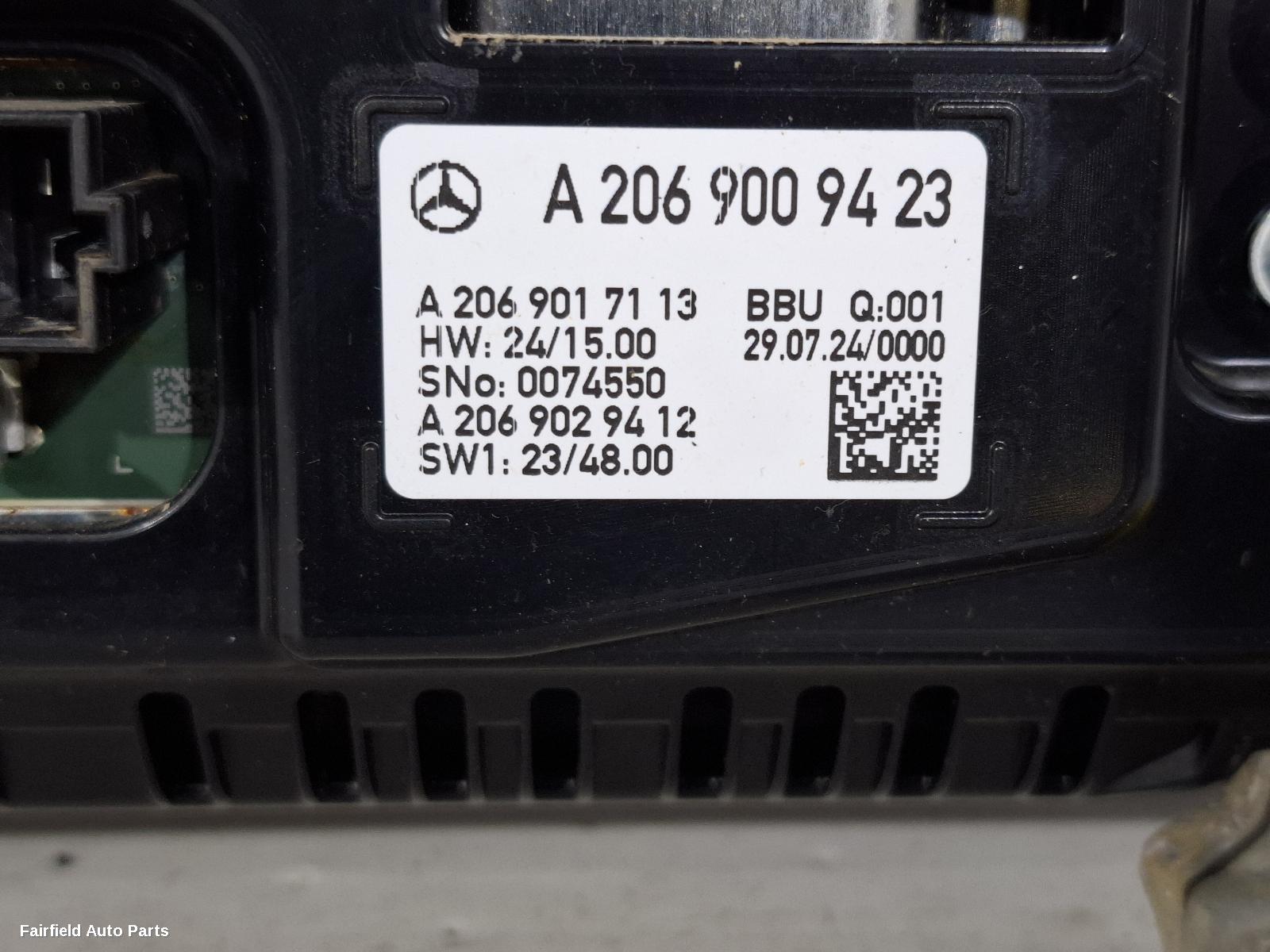 2022-2026 Mercedes Glc Class Instrument Cluster