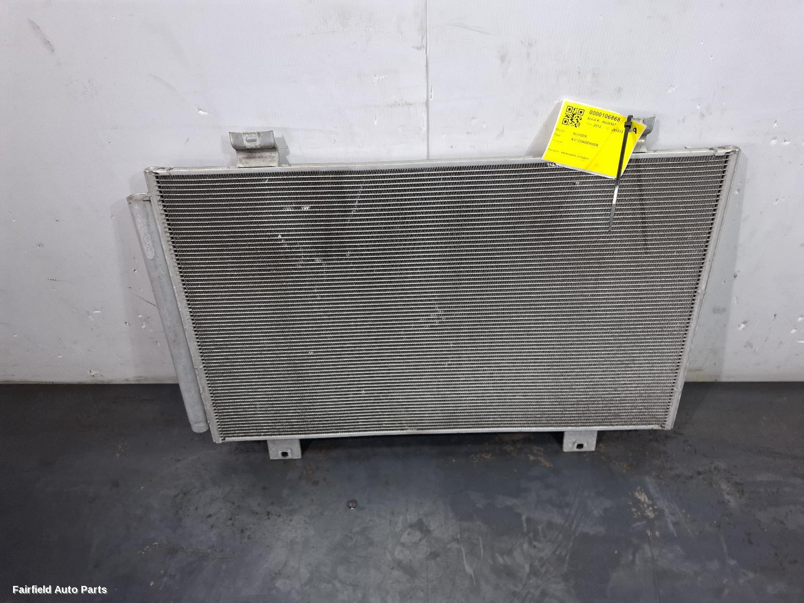 2010-2014 Toyota Kluger A C Condenser