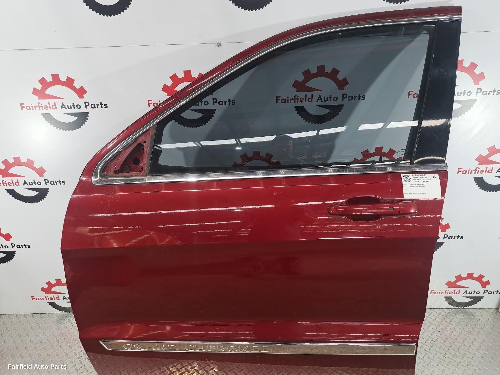 2010-2013 Jeep Grandcherokee Left Front Door