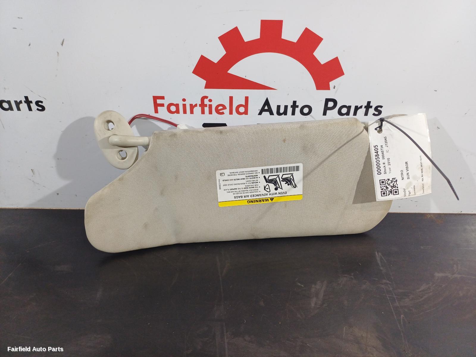 2007-2011 Dodge Nitro Sunvisor