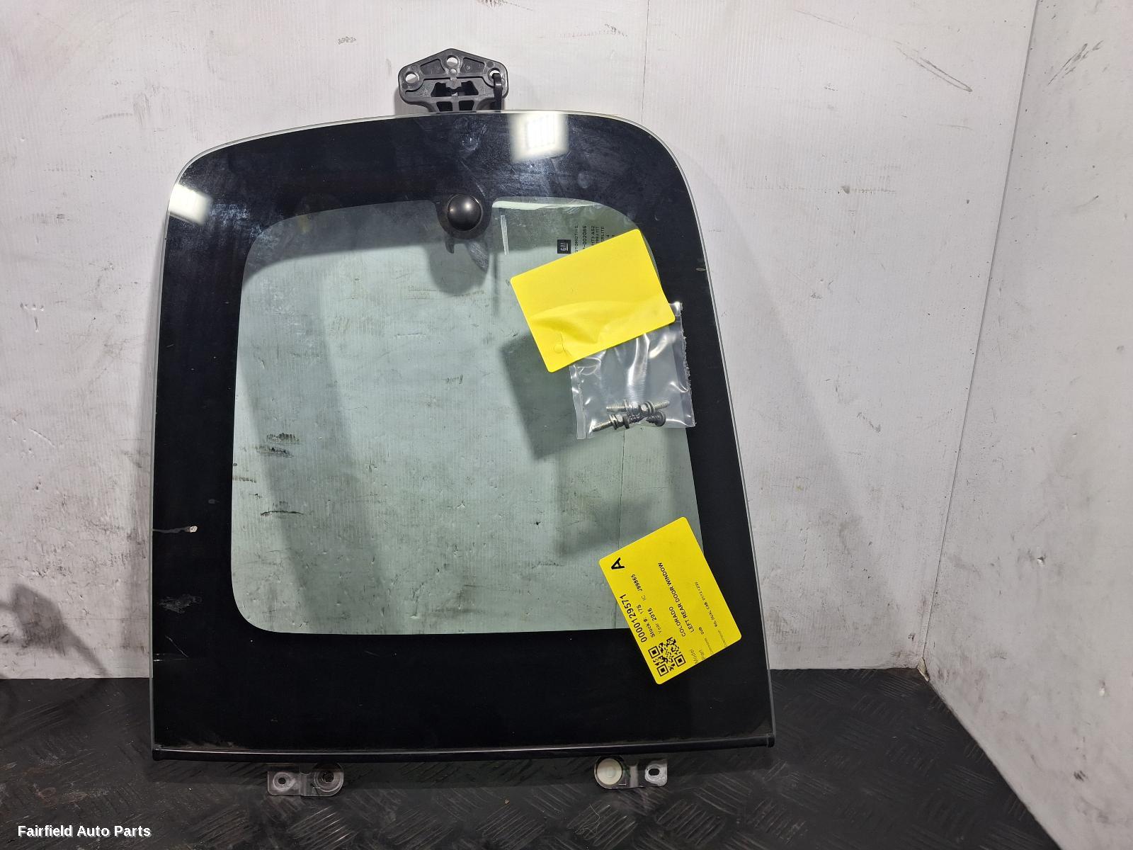 2012-2020 Holden Colorado Left Rear Door Window