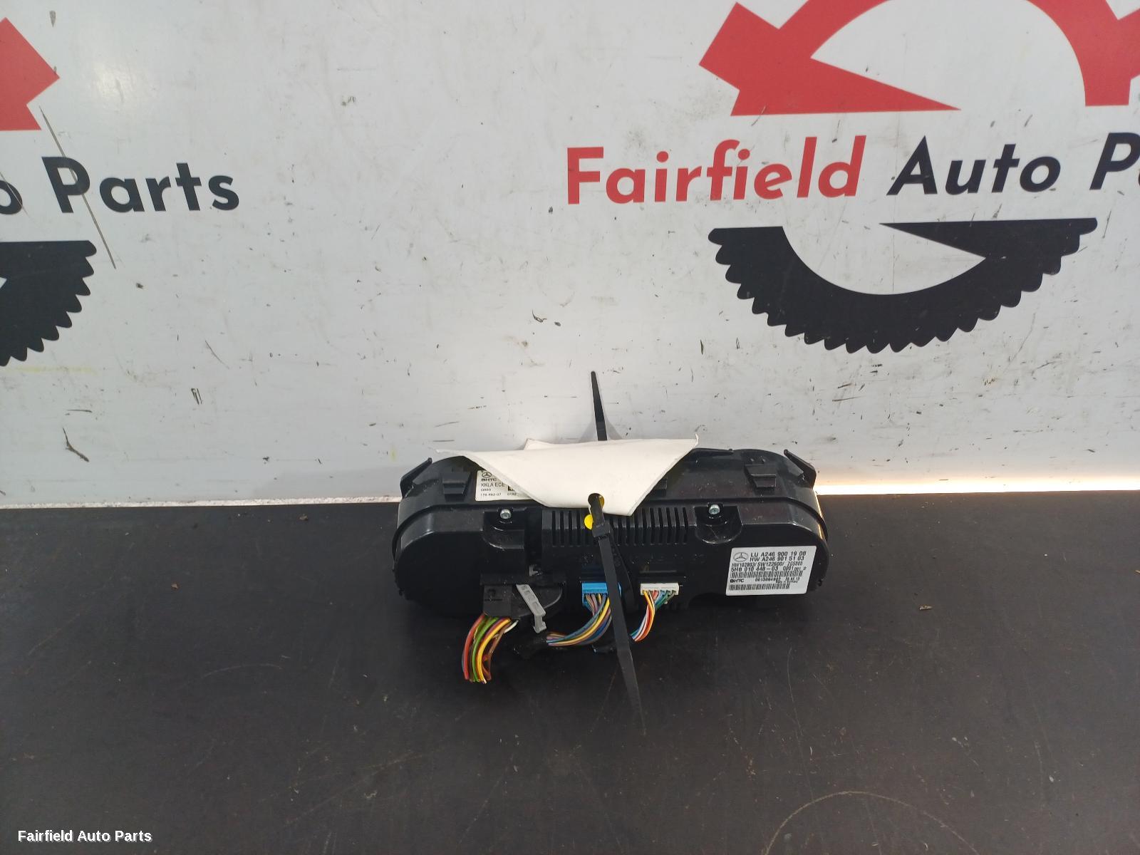 2012-2018 Mercedes A Class Heater Ac Controls