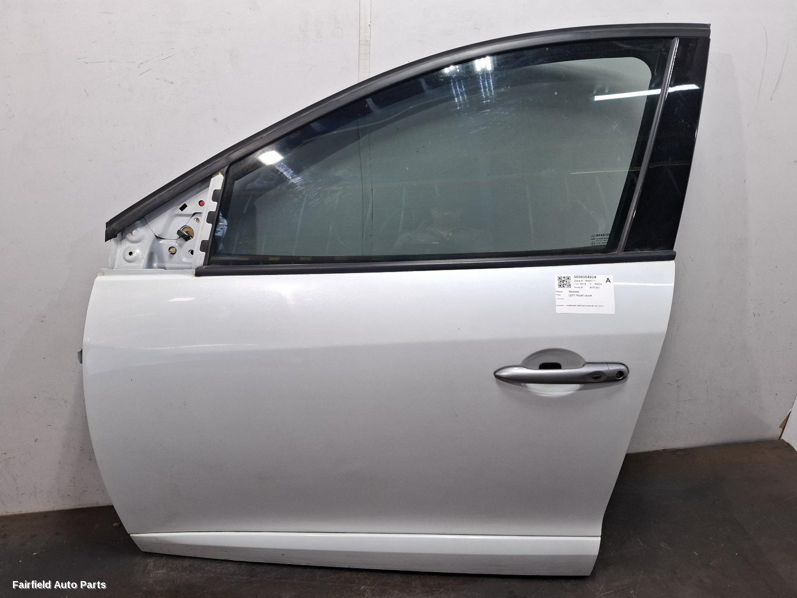 2010-2016 Renault Megane Left Front Door