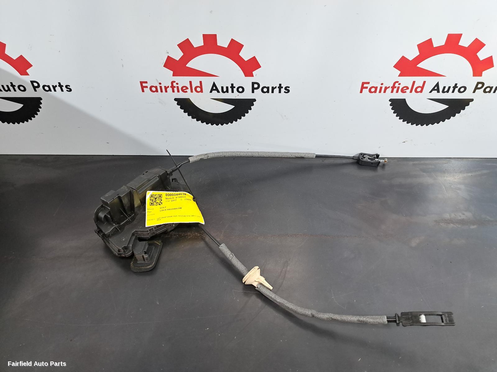 2012-2020 Volkswagen Golf Door Boot Gate Lock