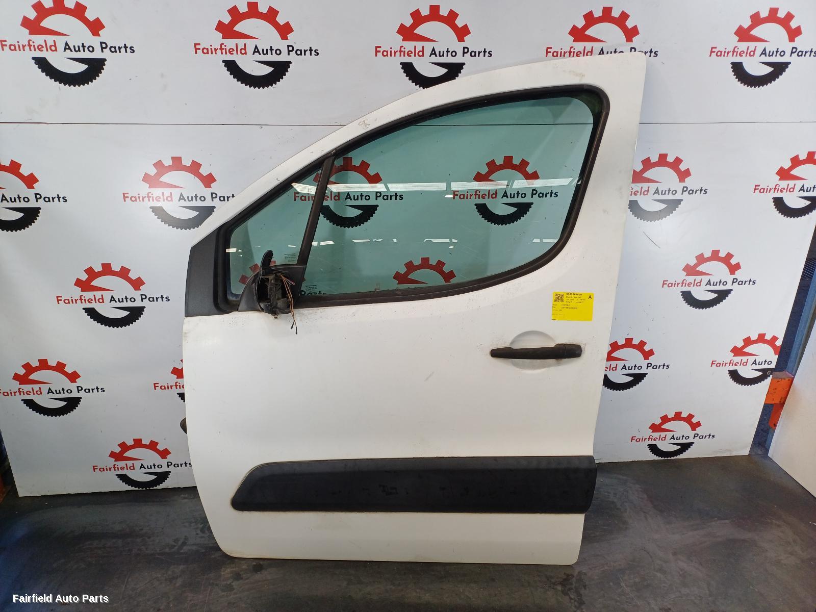 2008-2015 Peugeot Partner Left Front Door