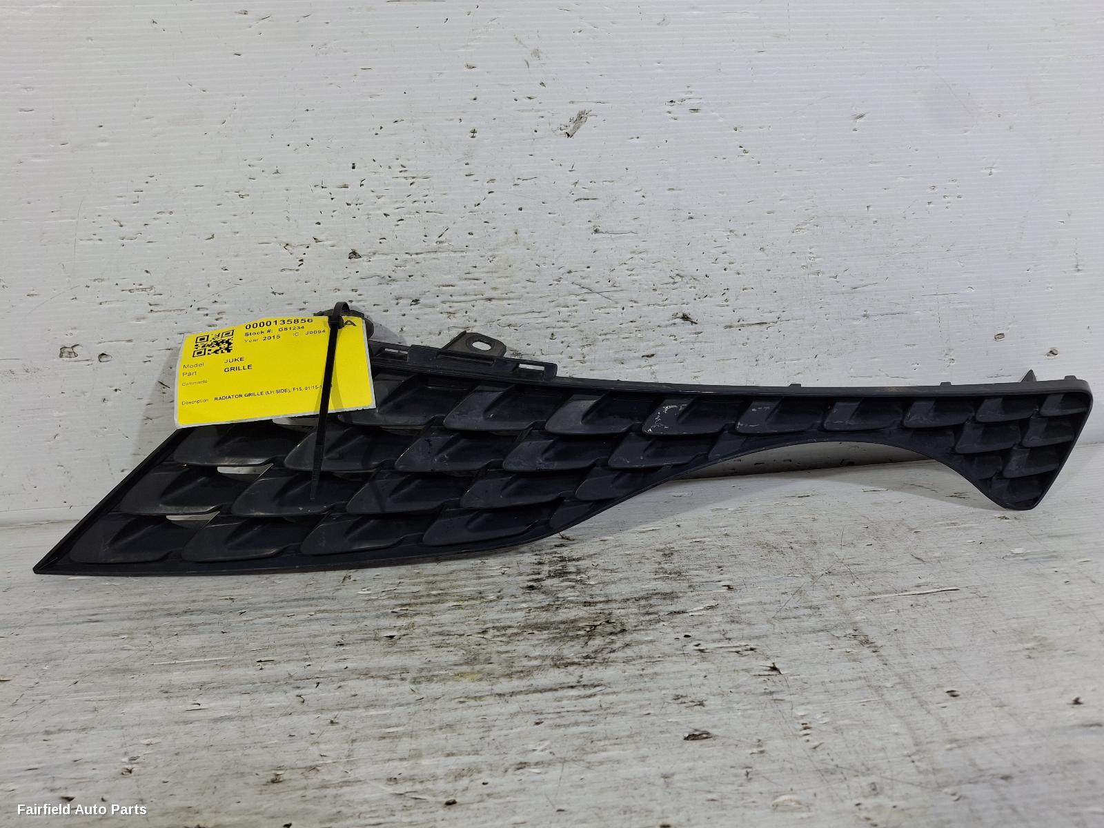 2015-2019 Nissan Juke Grille