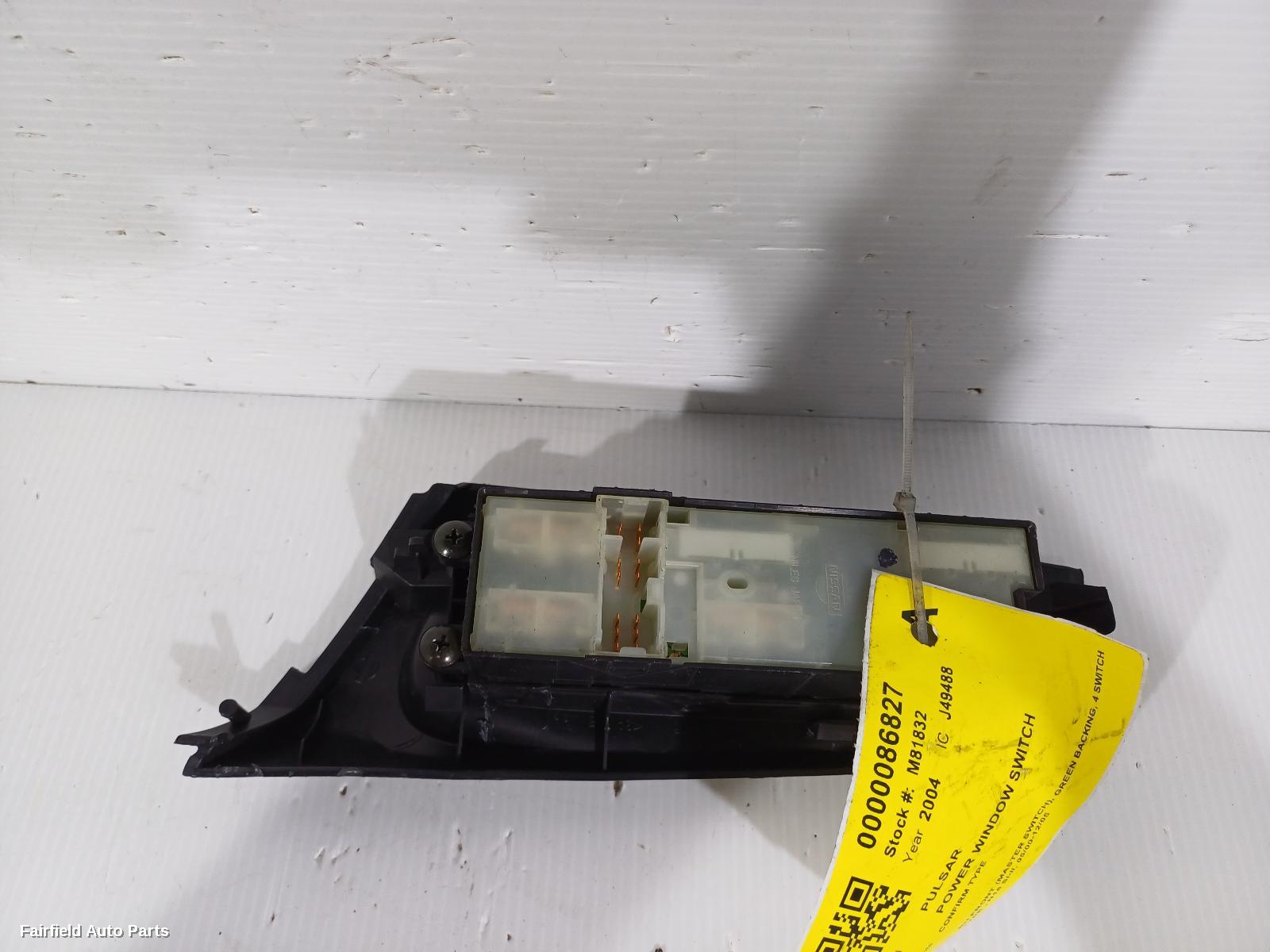 2000-2005 Nissan Pulsar Pwr Dr Wind Switch