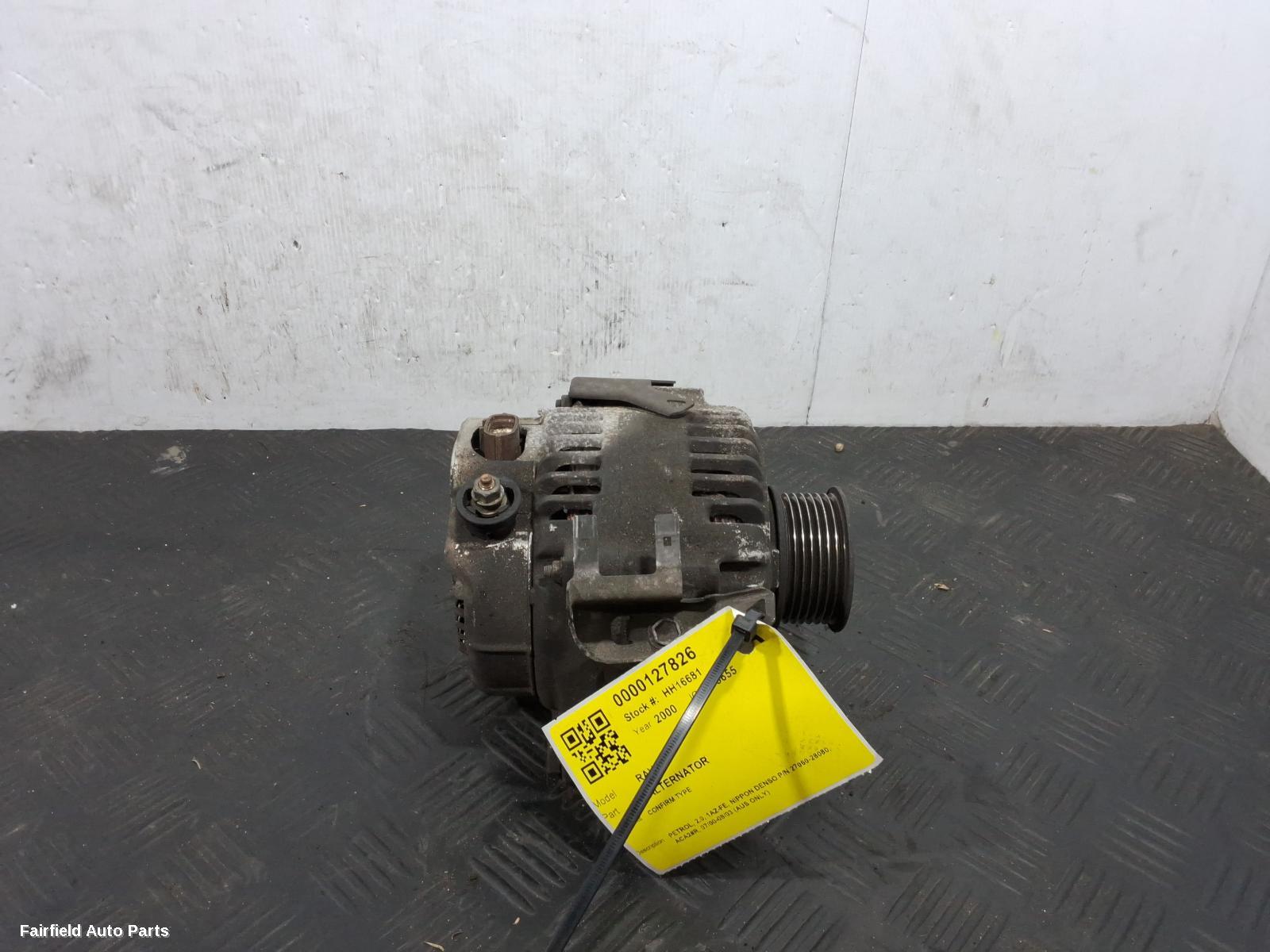 2000-2003 Toyota Rav4 Alternator