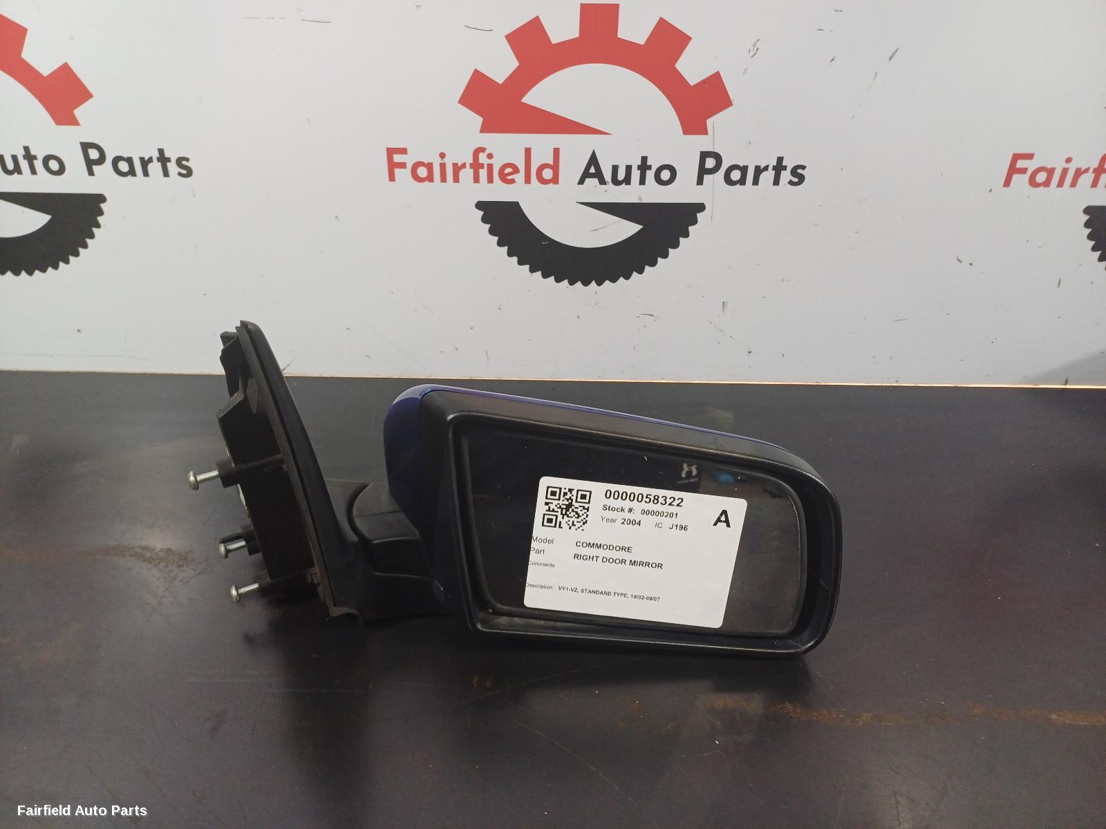 2002-2007 Holden Commodore Right Door Mirror
