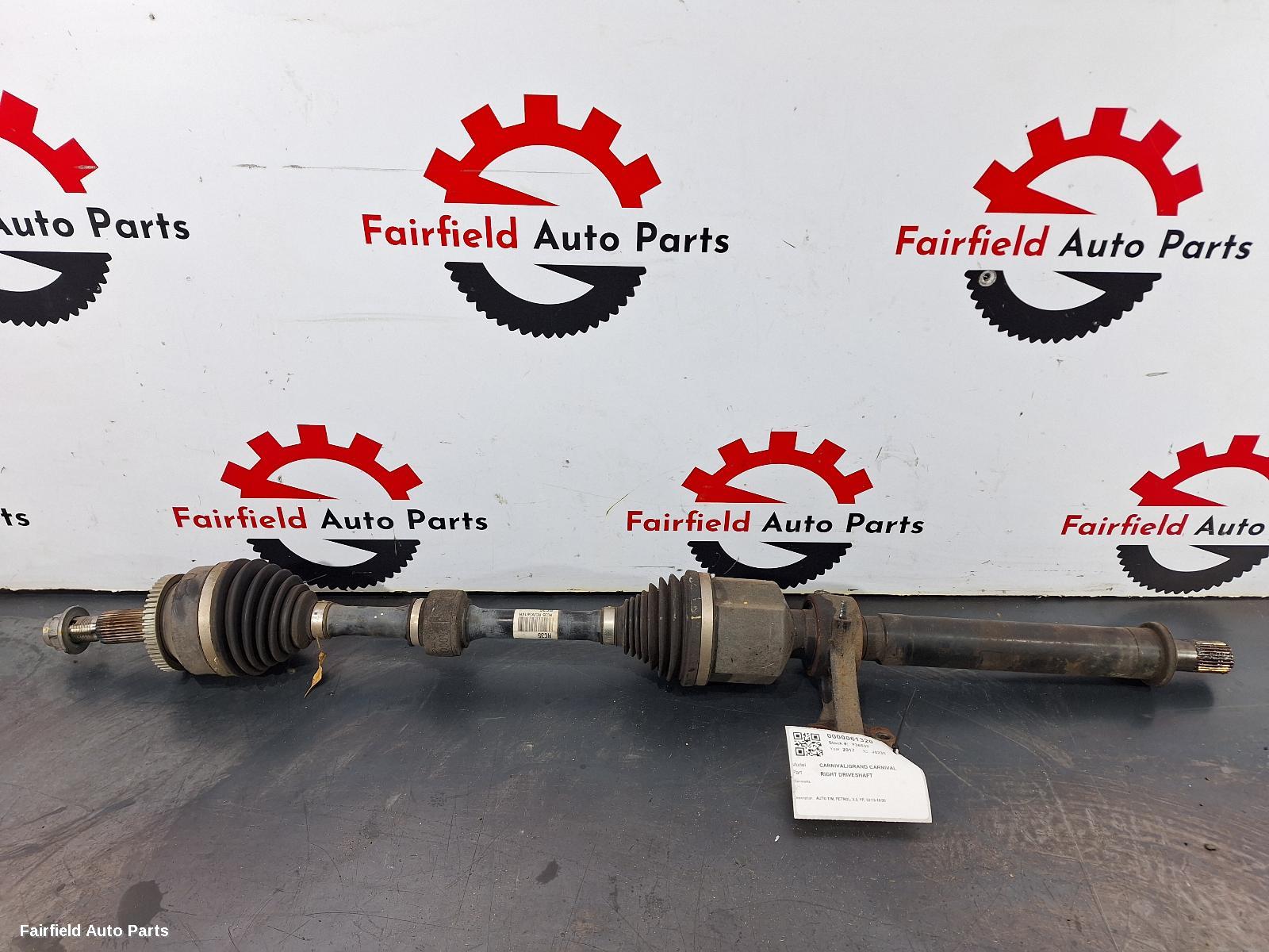 2015-2020 Kia Carnival/grand Carnival Right Driveshaft
