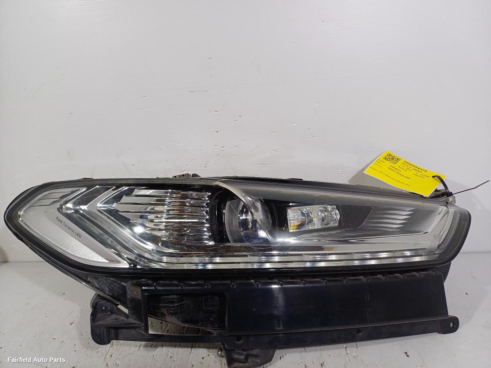 2014-2018 Ford Mondeo Right Headlamp