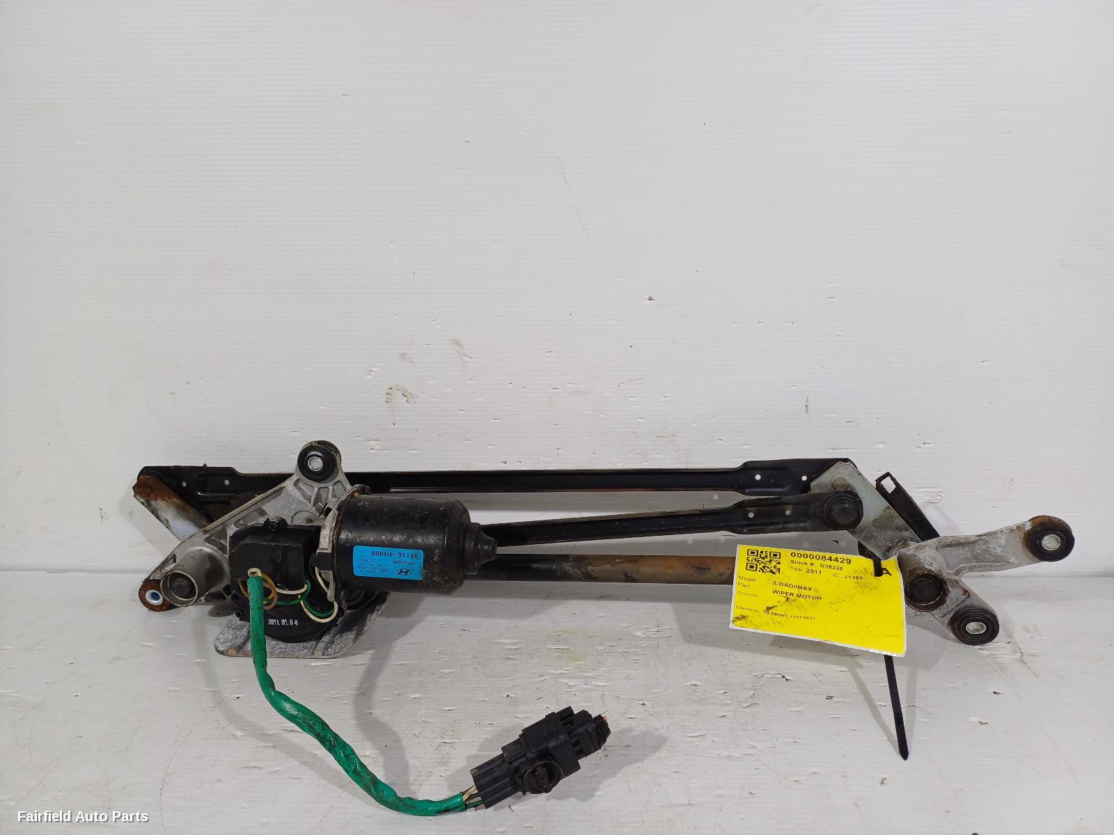 2007-2021 Hyundai Iload/imax Wiper Motor