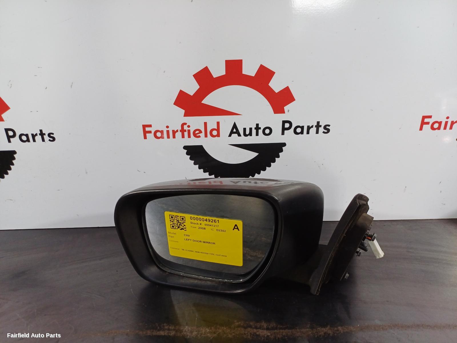 2007-2009 Mazda Cx9 Left Door Mirror