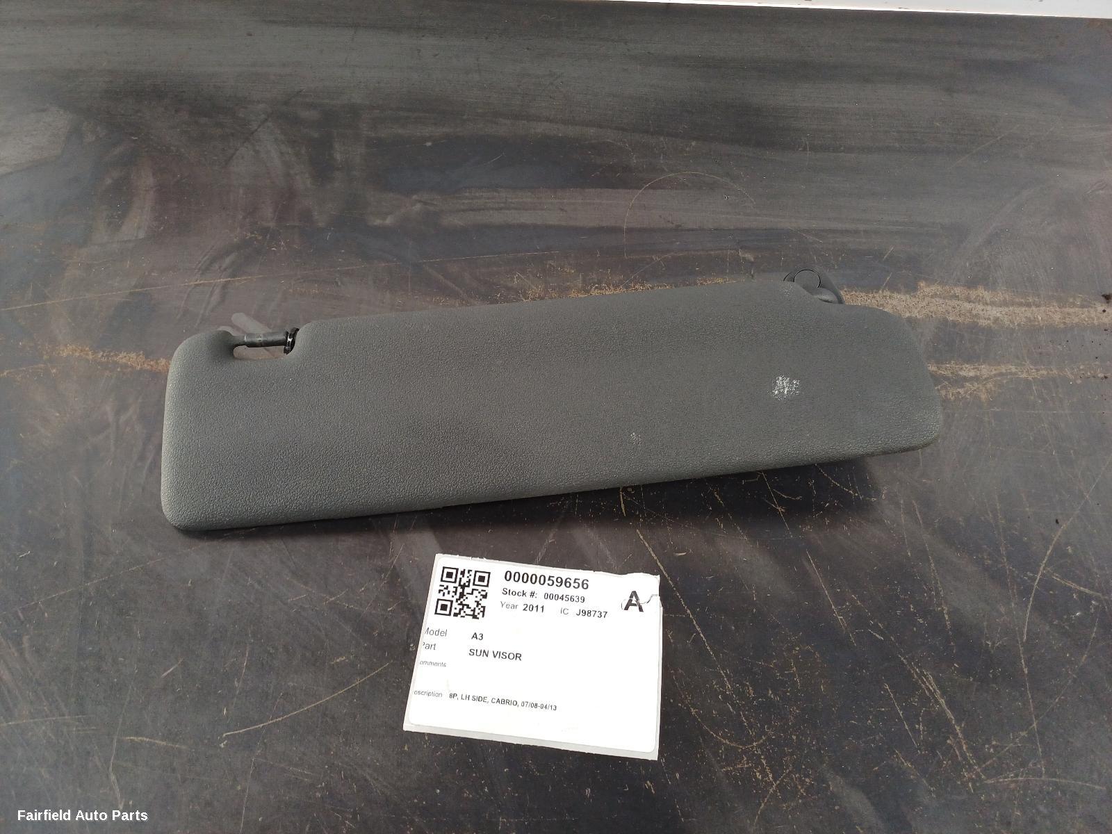 2008-2013 Audi A3 Sunvisor