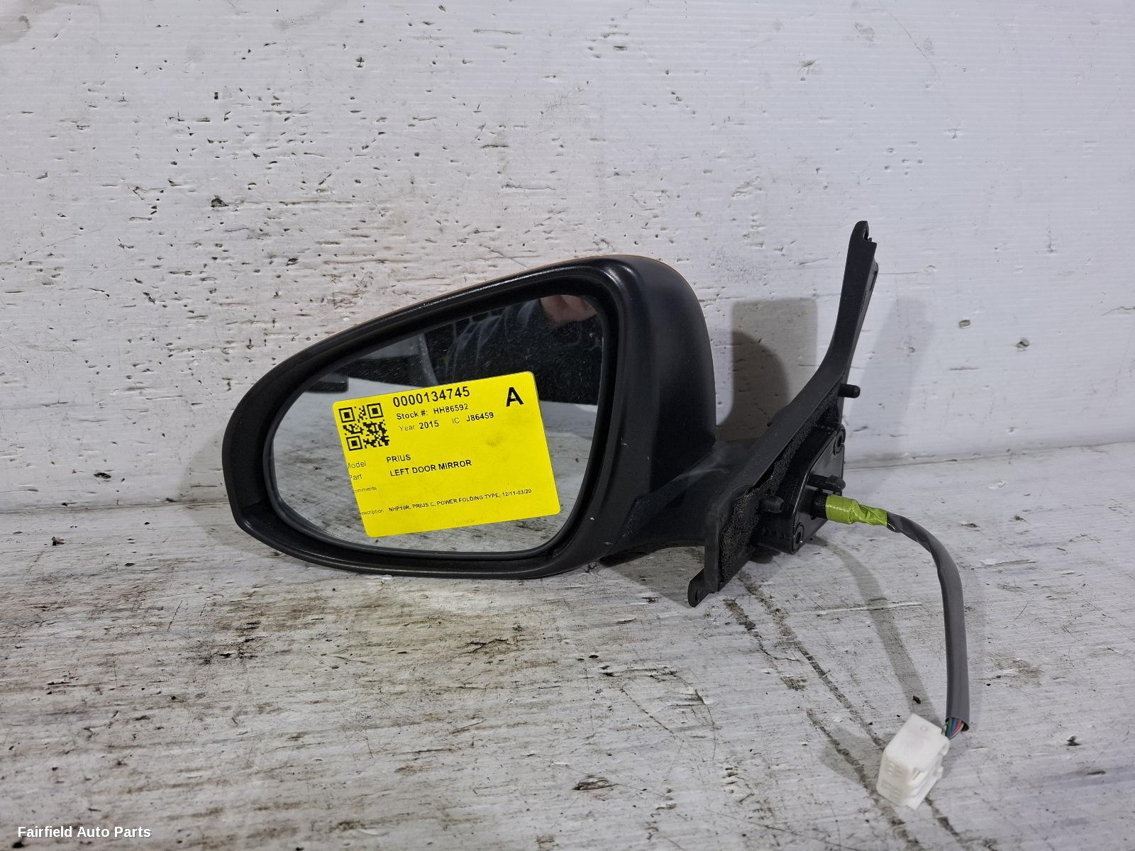 2011-2020 Toyota Prius Left Door Mirror