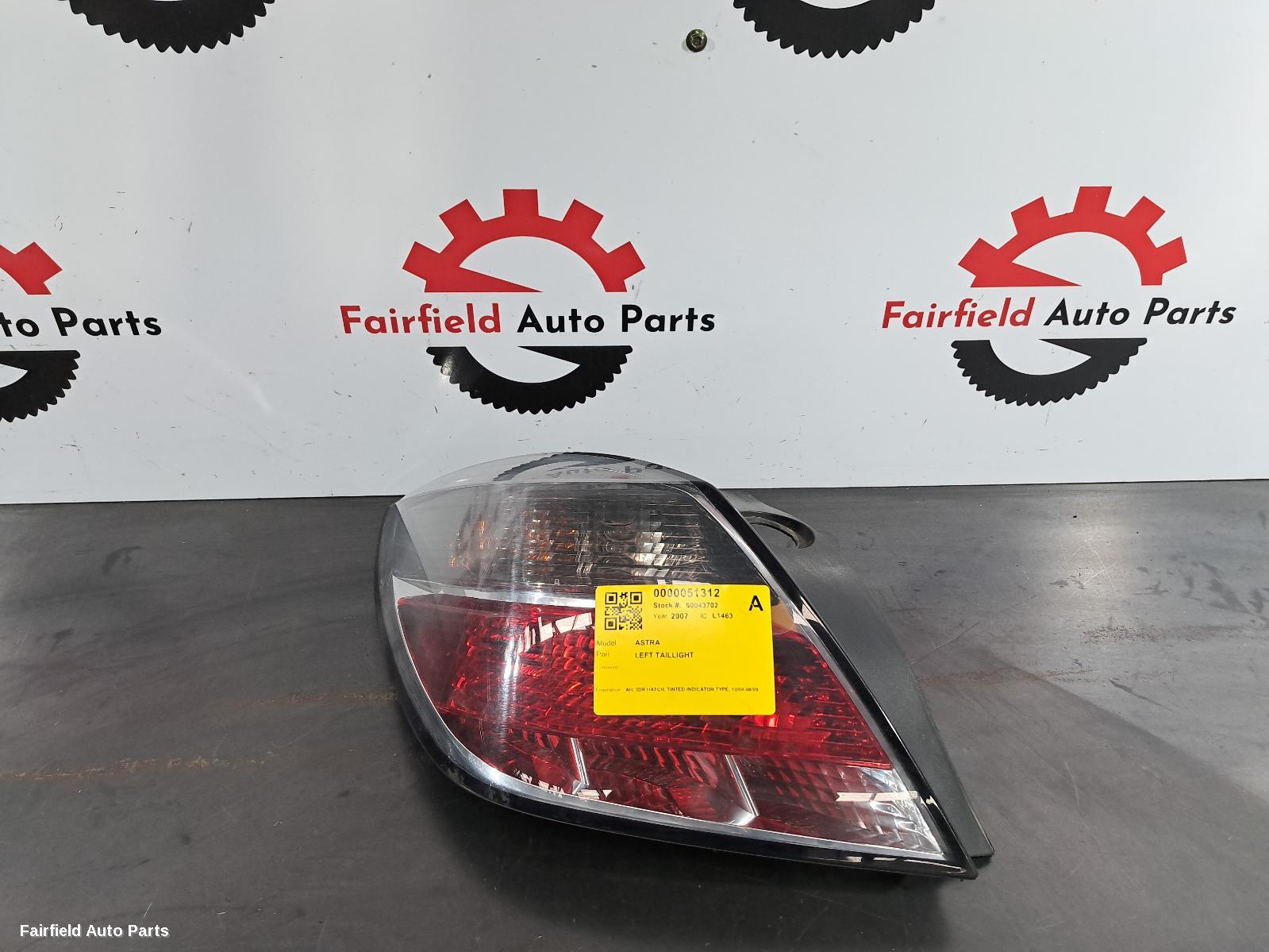 2004-2009 Holden Astra Left Taillight