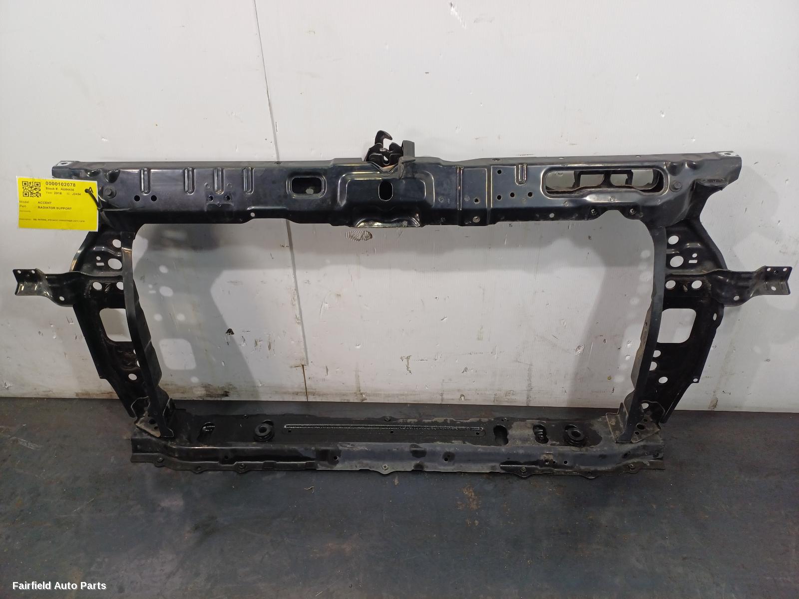 2011-2019 Hyundai Accent Radiator Support