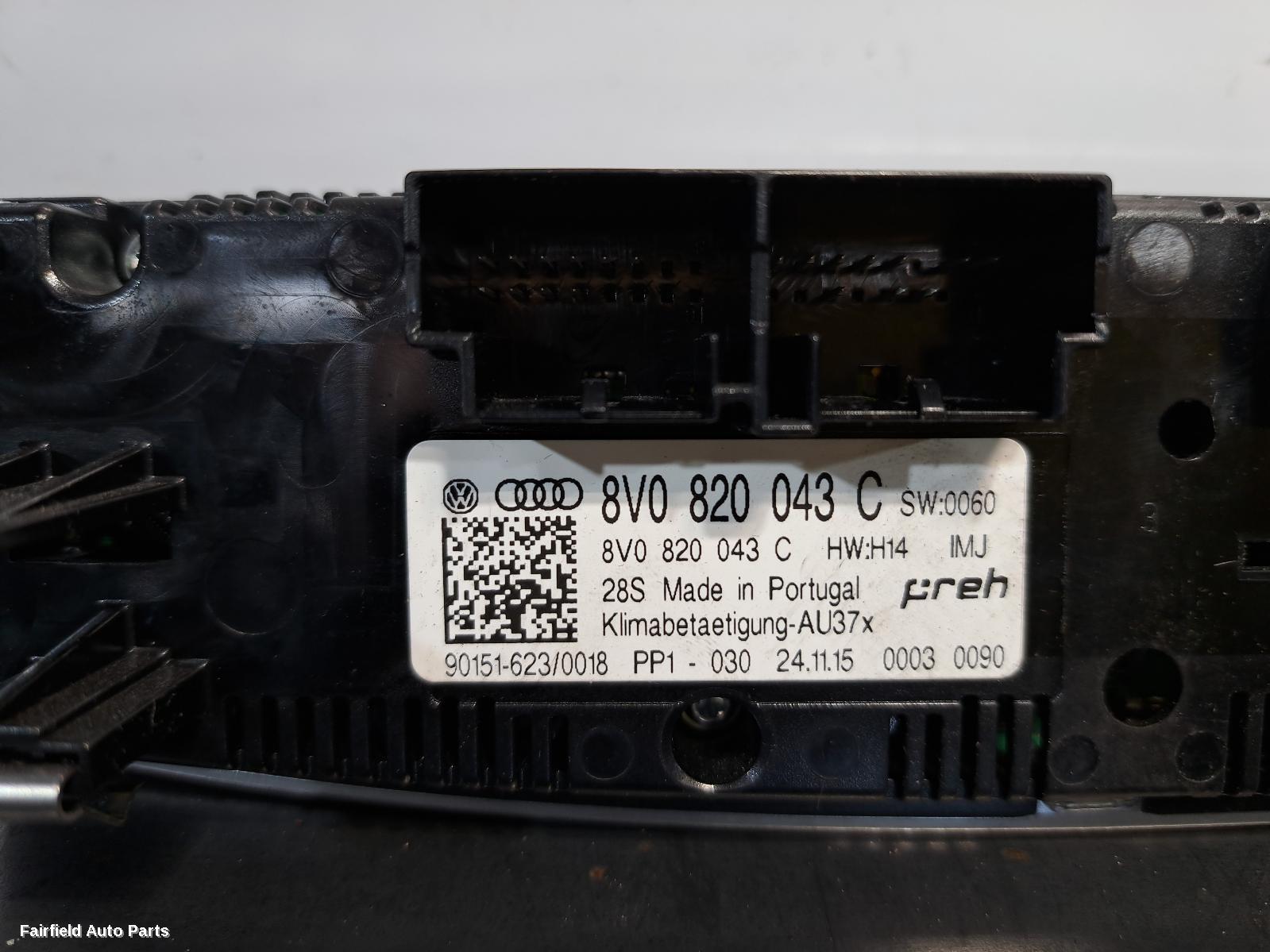 2013-2020 Audi A3 Heater Ac Controls