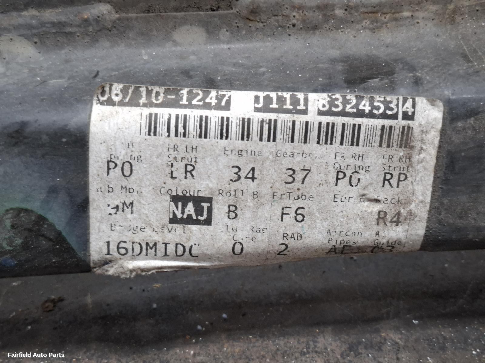 2013-2021 Nissan Qashqai Frt Xmember Cradle