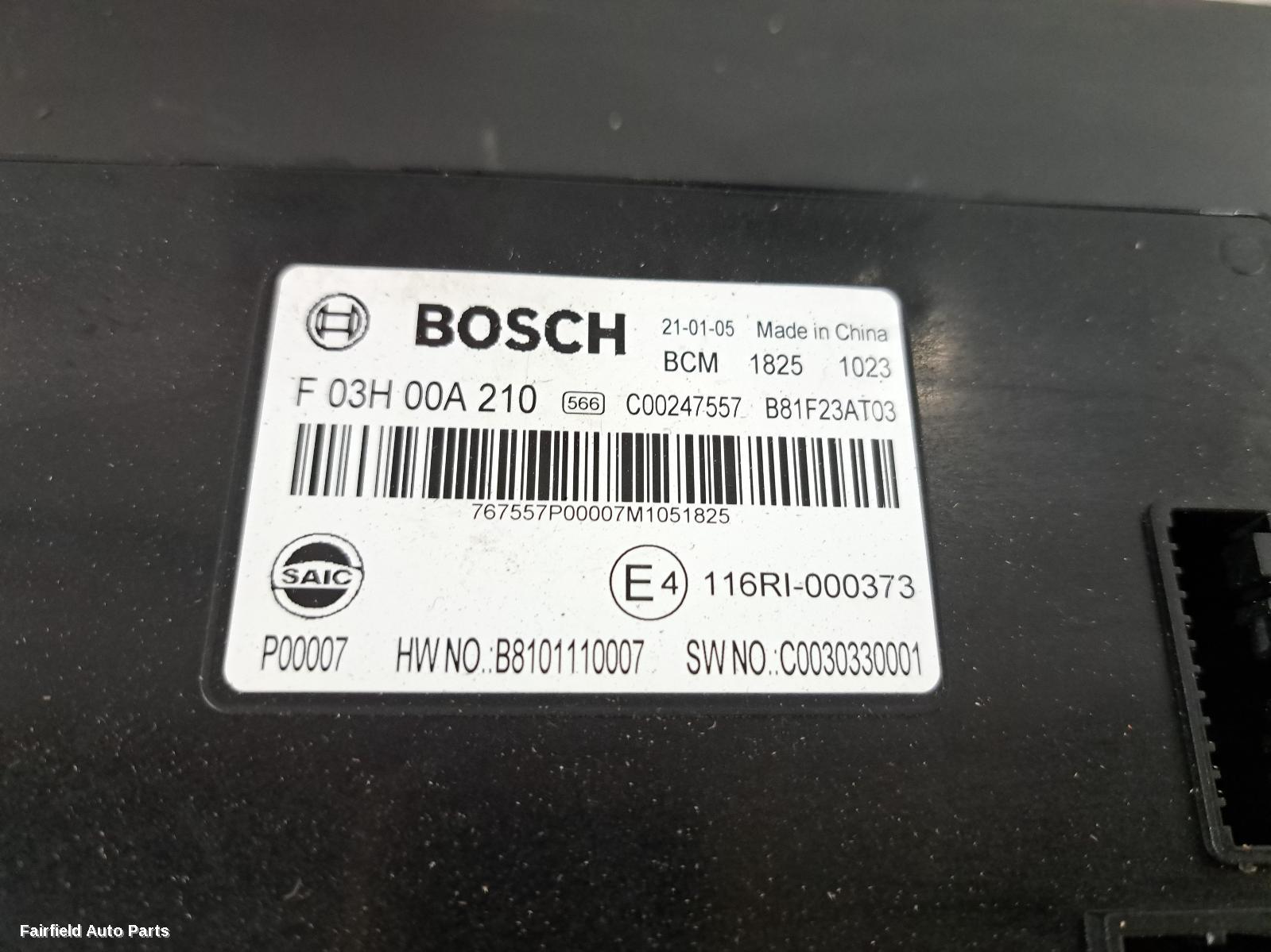 2017-2025 Ldv T60 Ecu