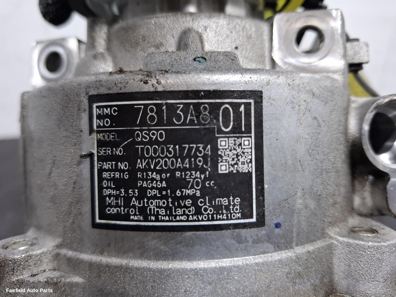 2017-2026 Mitsubishi Eclipse Cross A C Compressor