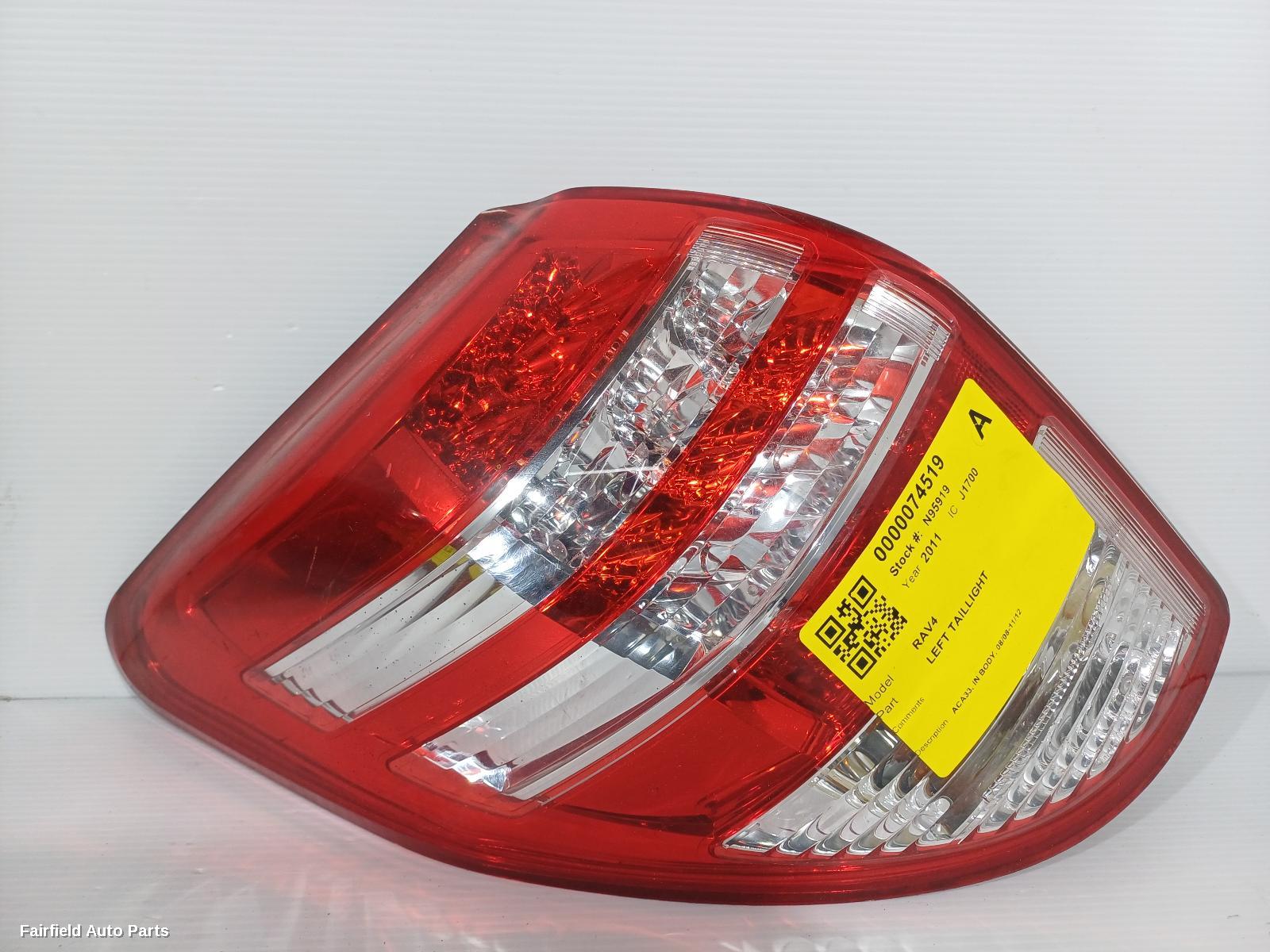 2008-2012 Toyota Rav4 Left Taillight