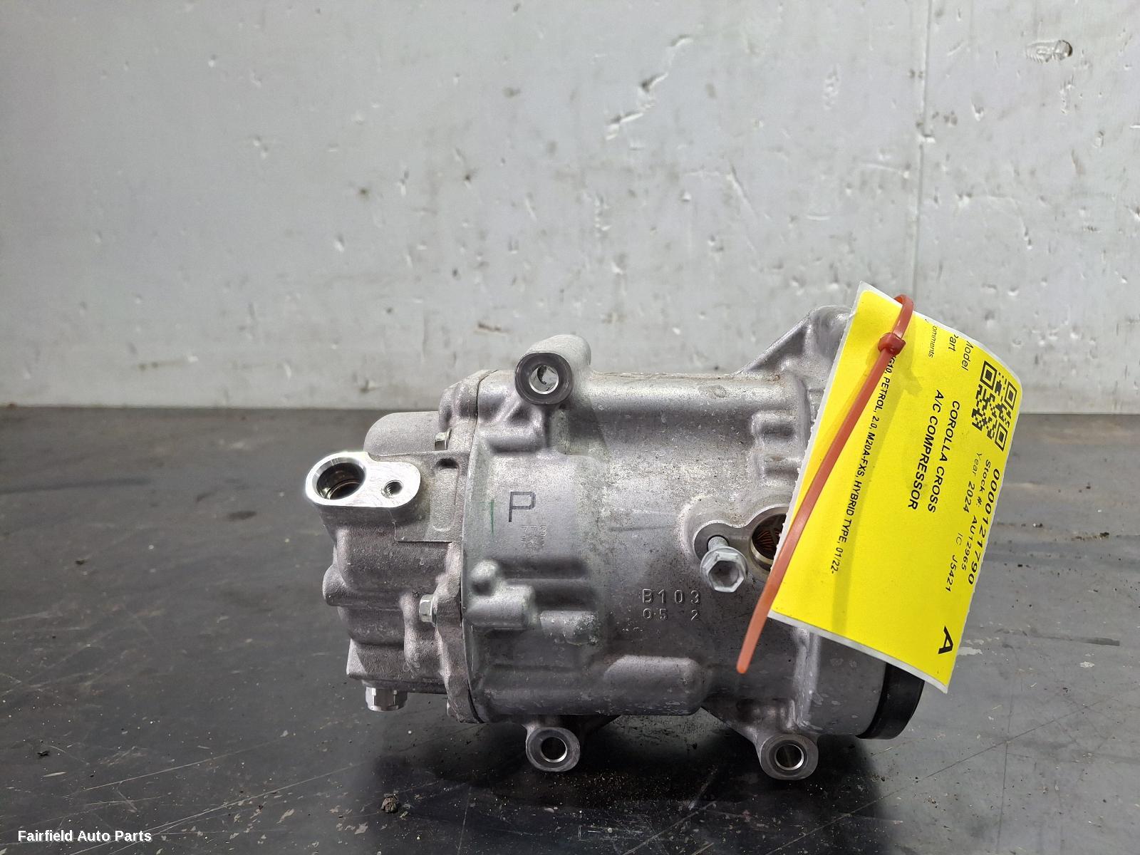 2022-2025 Toyota Corolla Cross A C Compressor