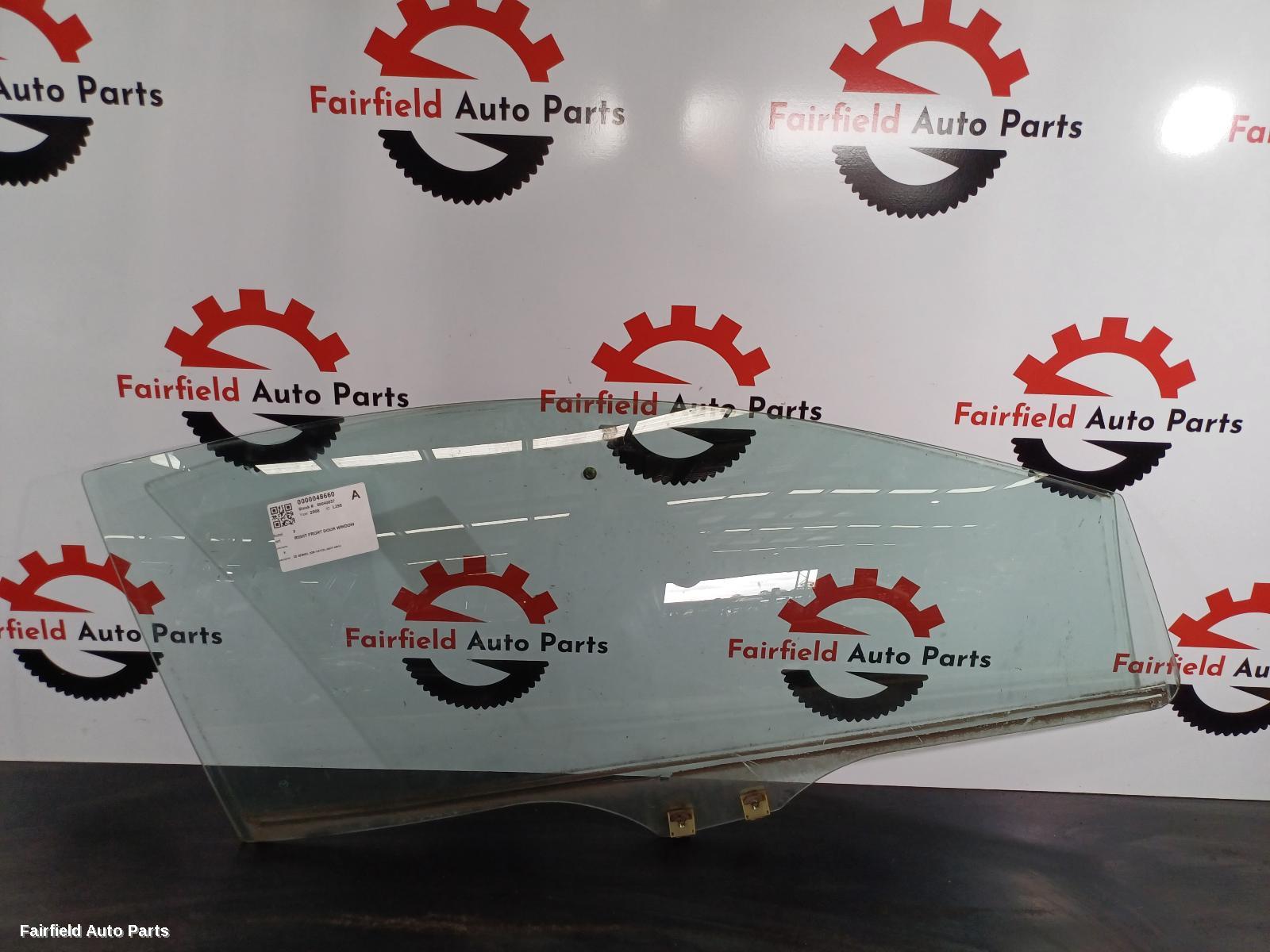 2007-2014 Mazda 2 Right Front Door Window