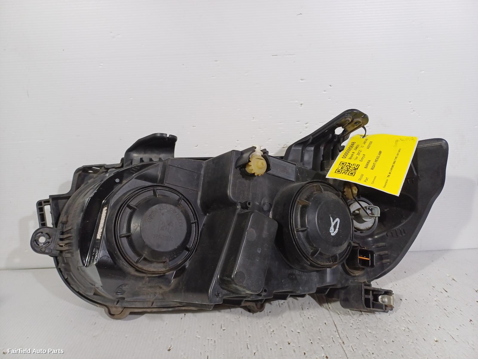 2011-2016 Holden Barina Right Headlamp