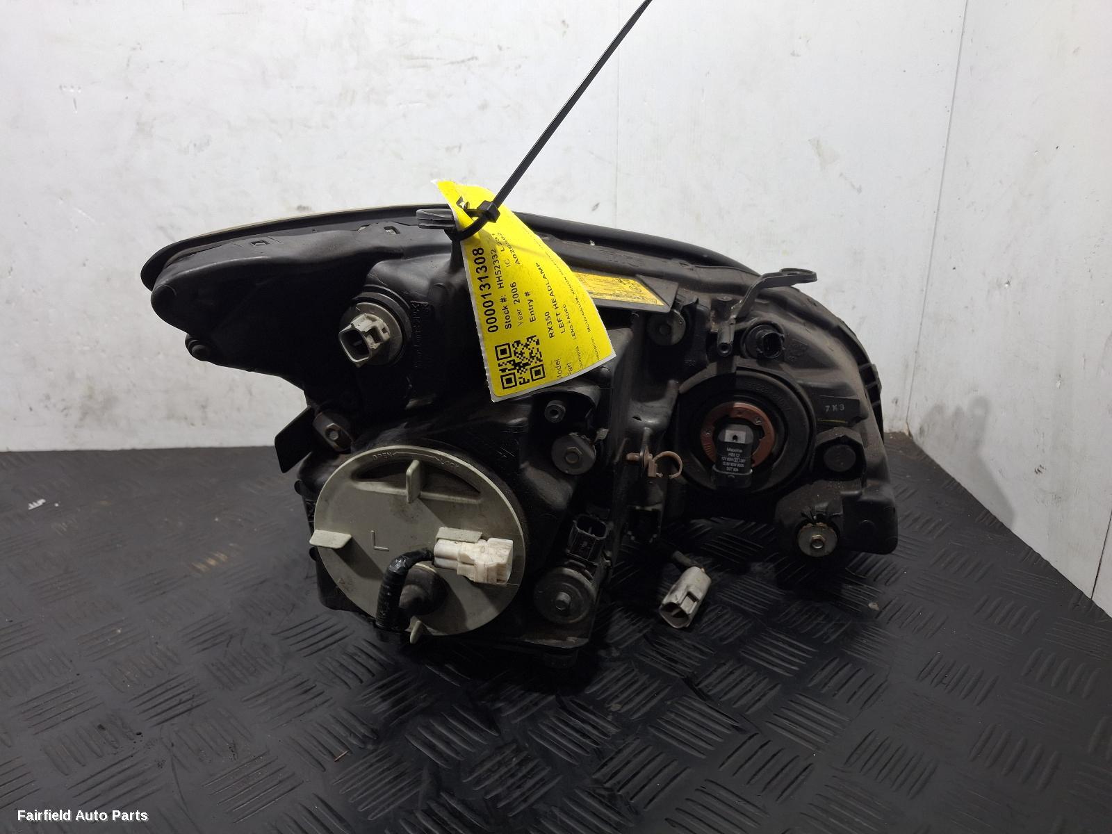 2003-2008 Lexus Rx Series Left Headlamp