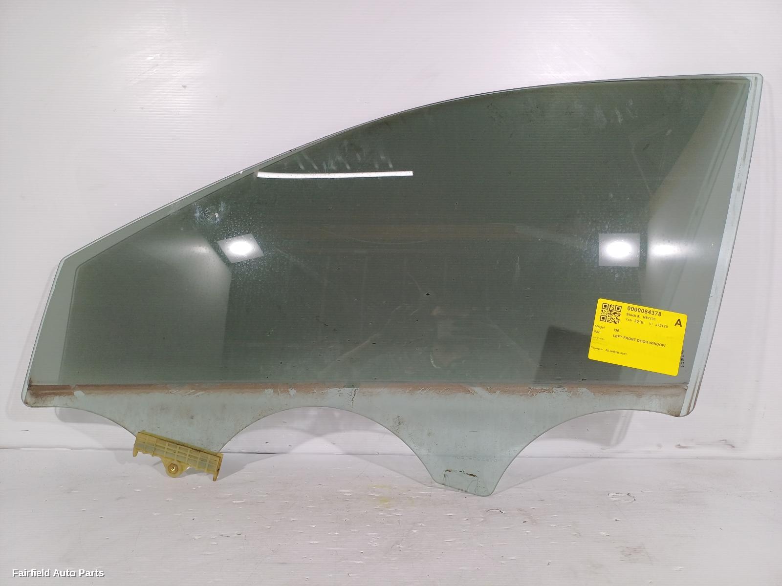 2017-2026 Hyundai I30 Left Front Door Window