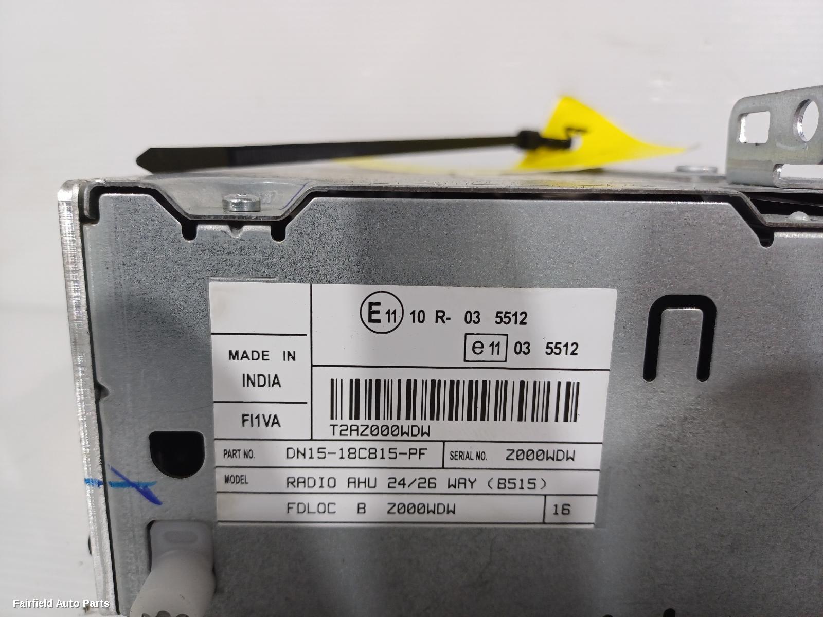 2013-2017 Ford Ecosport Radio Cd Dvd Sat Tv