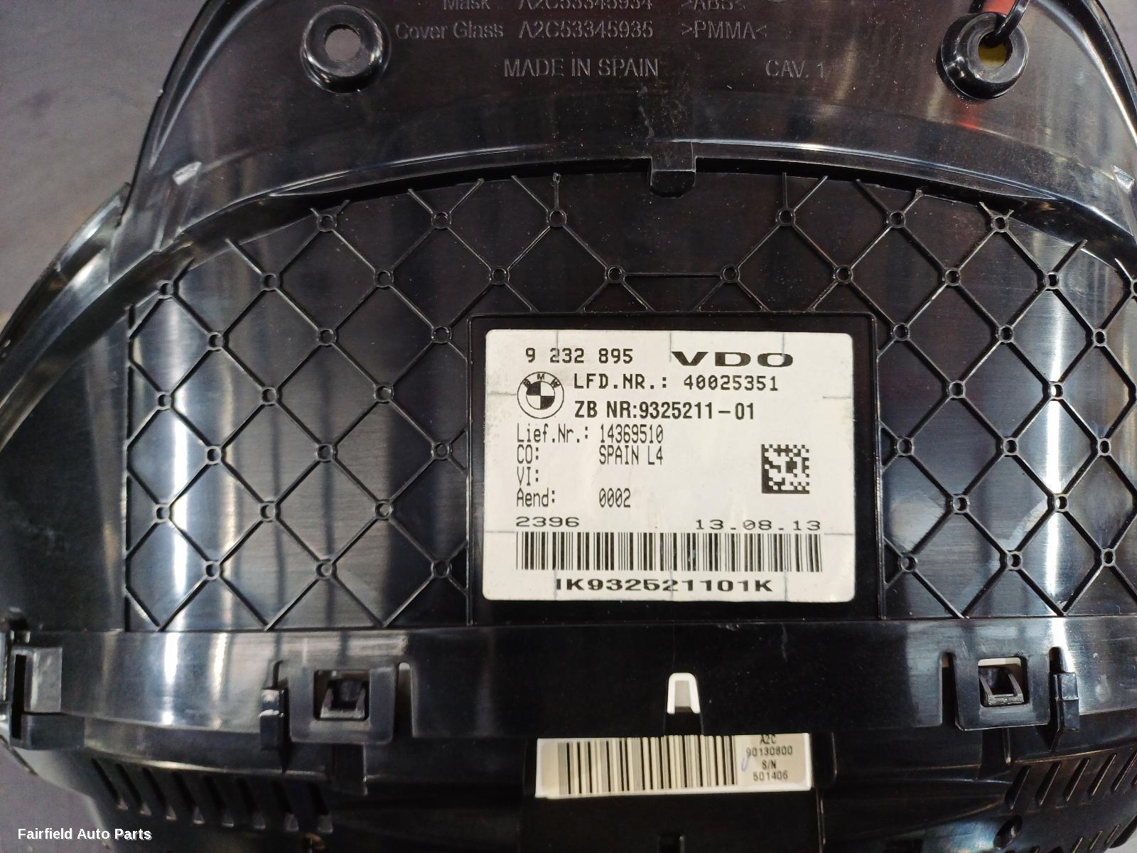 2013-2020 Bmw 4 Series Instrument Cluster