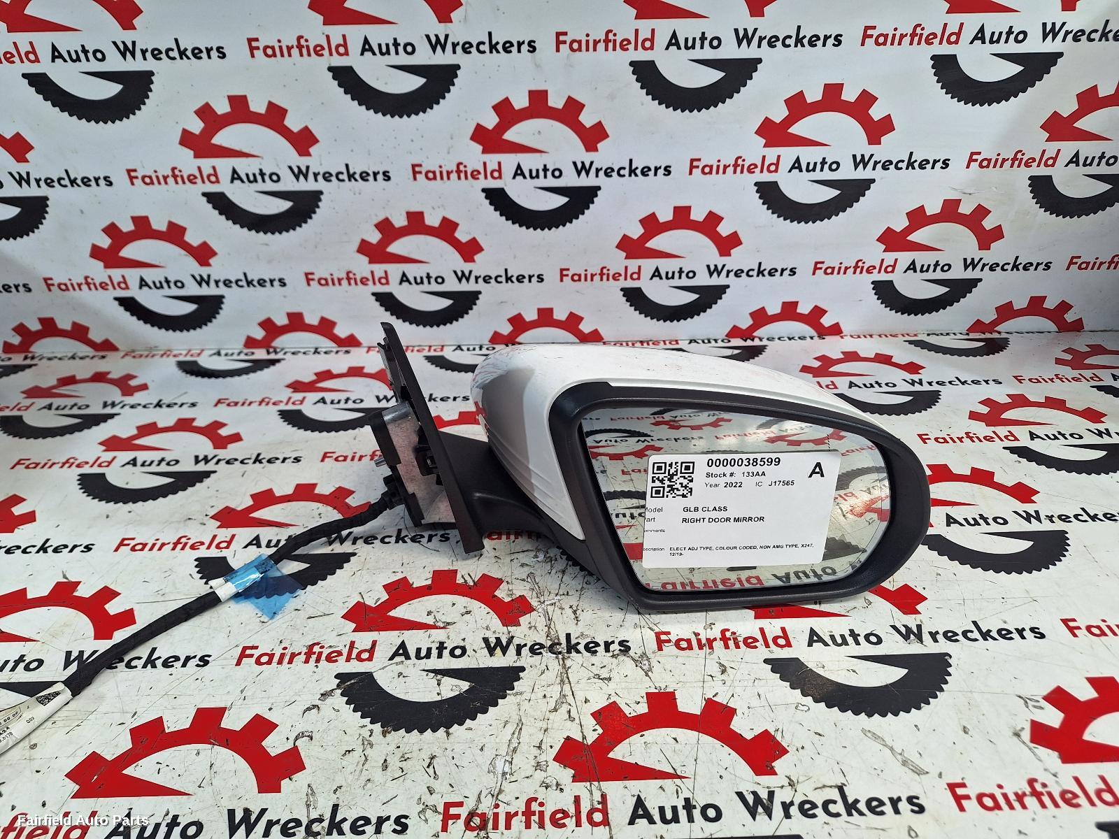 2019-2025 Mercedes Glb Class Right Door Mirror