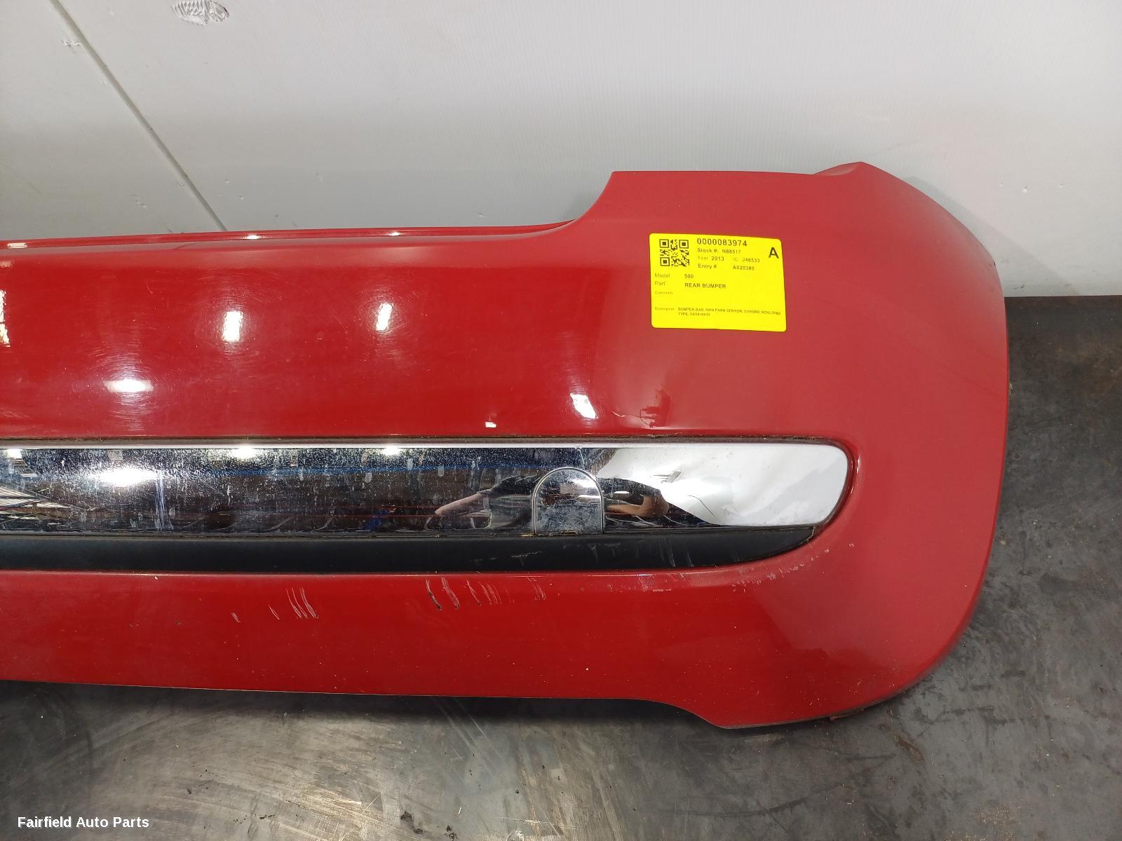 2008-2015 Fiat 500 Rear Bumper