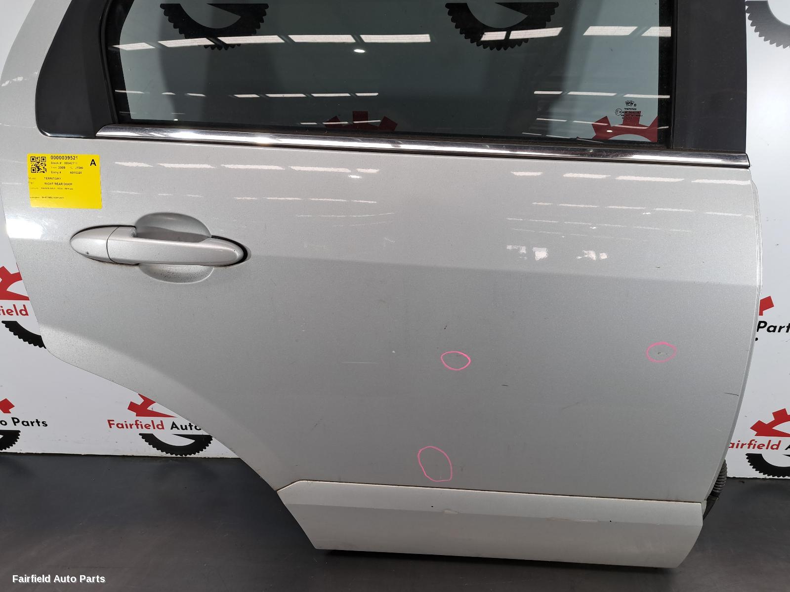 2004-2011 Ford Territory Right Rear Door Sliding
