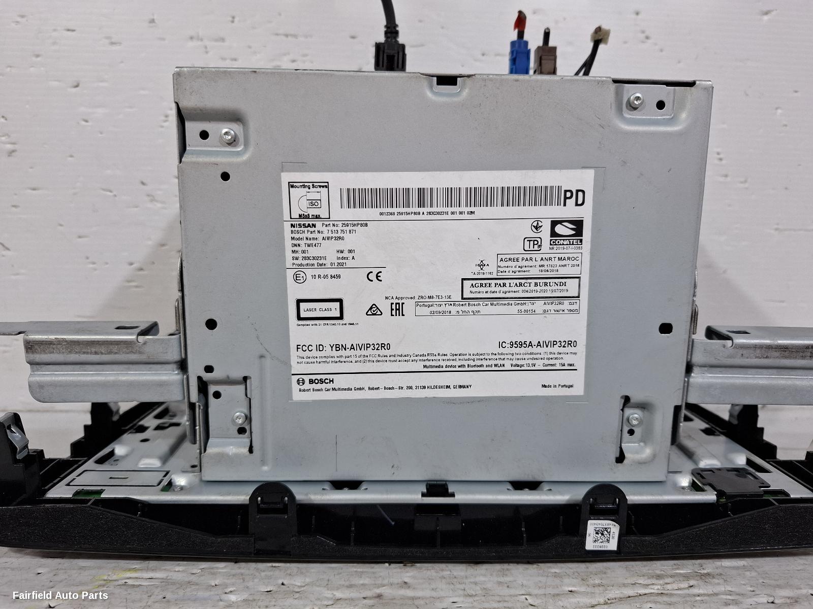 2013-2021 Nissan Qashqai Radio Cd Dvd Sat Tv