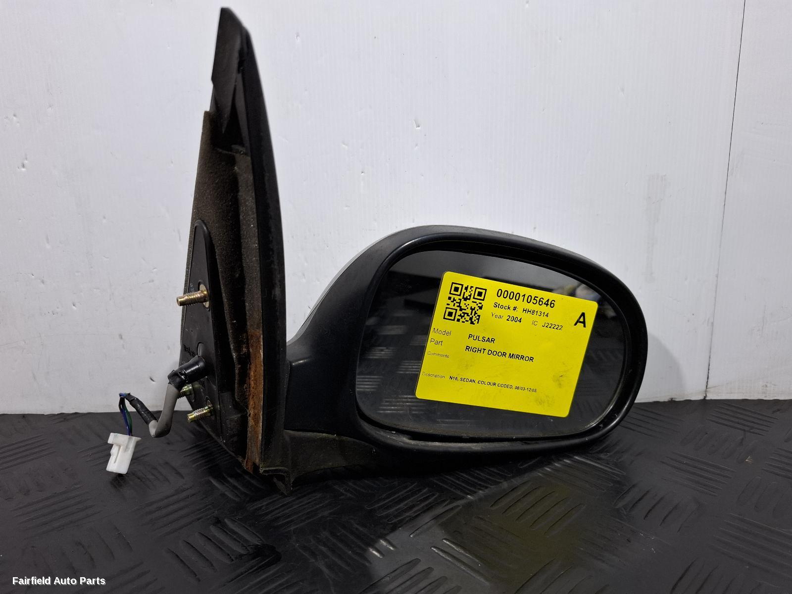 2003-2005 Nissan Pulsar Right Door Mirror