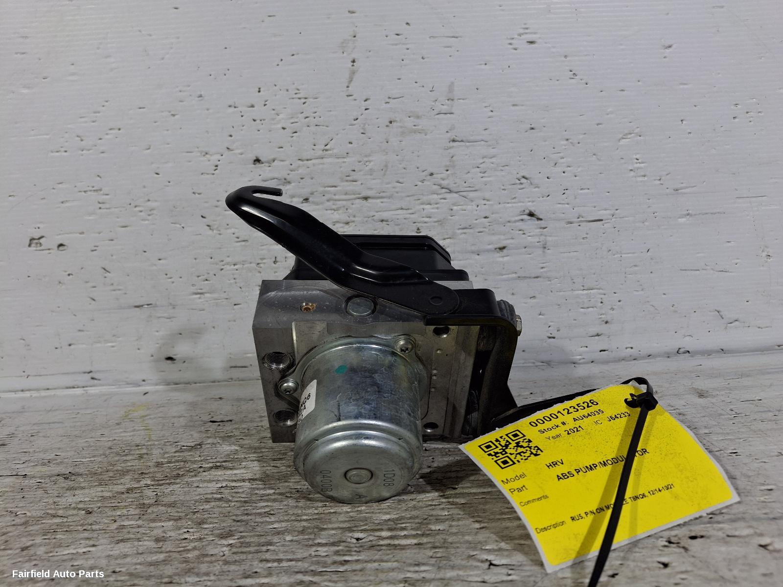 2014-2021 Honda Hrv Abs Pump Modulator