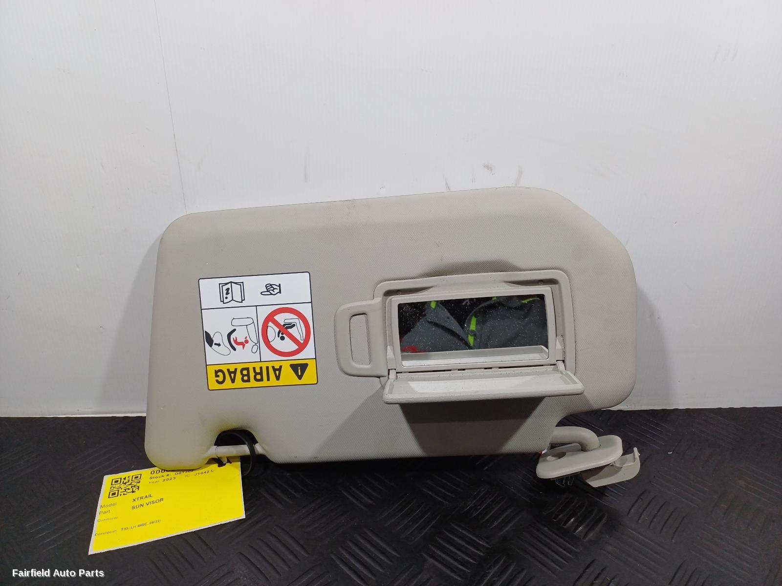 2022-2026 Nissan Xtrail Sunvisor