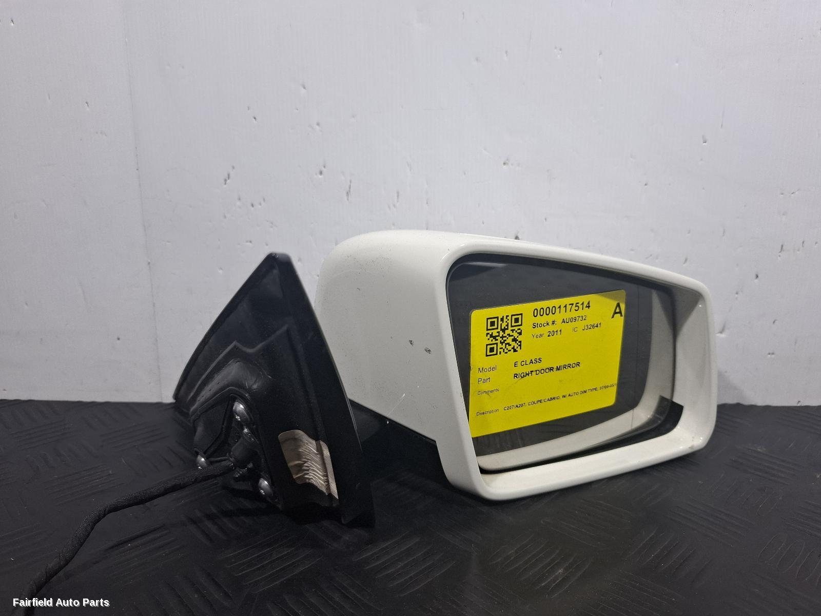 2009-2013 Mercedes E Class Right Door Mirror