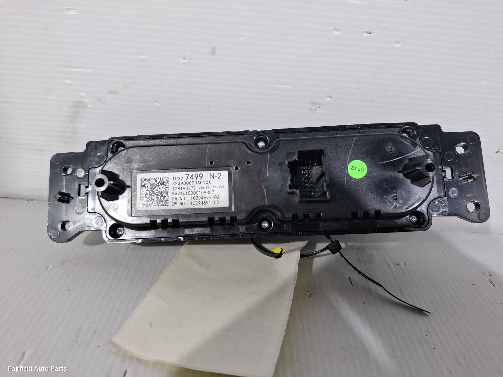 2016-2024 Mg Mg3 Heater Ac Controls