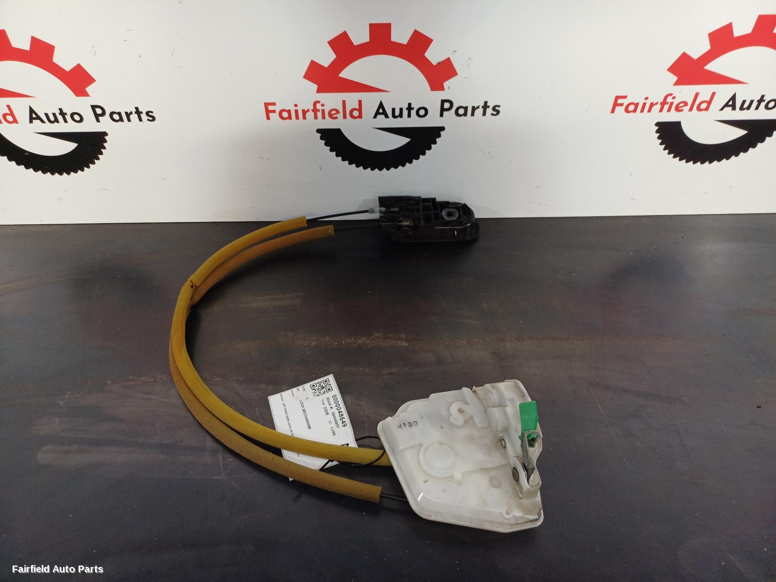 2007-2014 Mazda 2 Door Boot Gate Lock