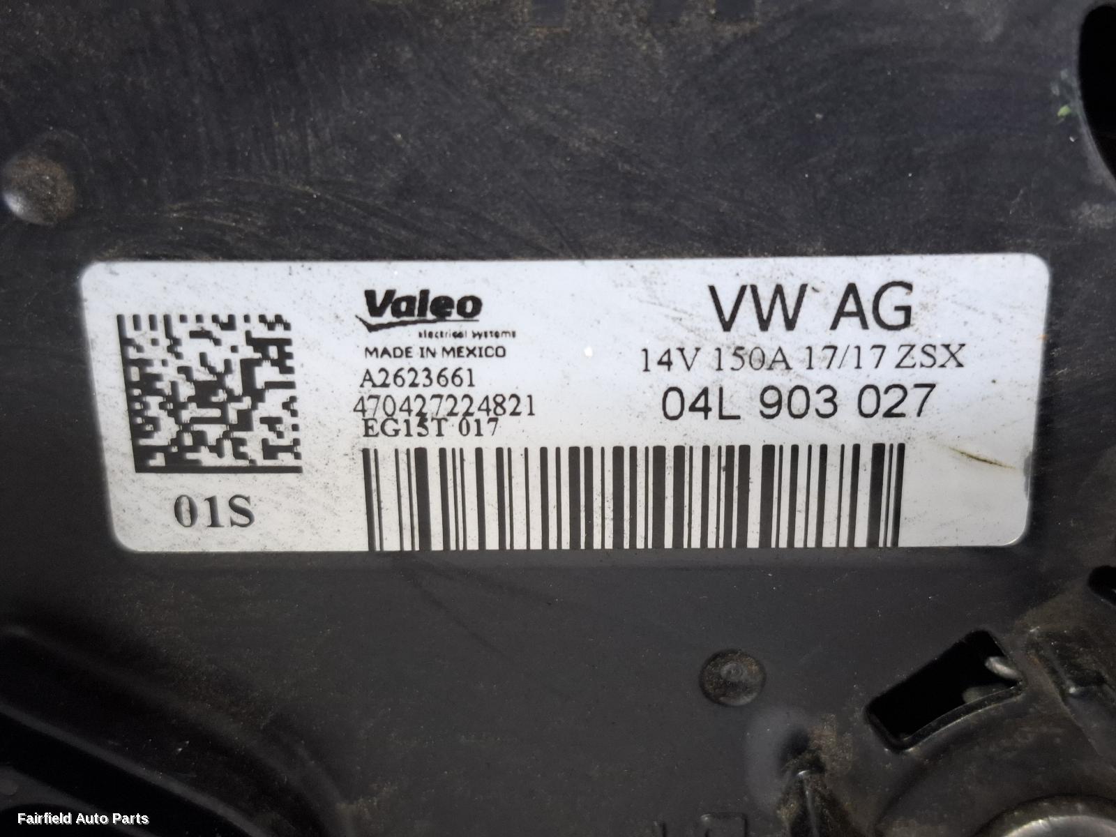 2017-2020 Audi Q5 Alternator