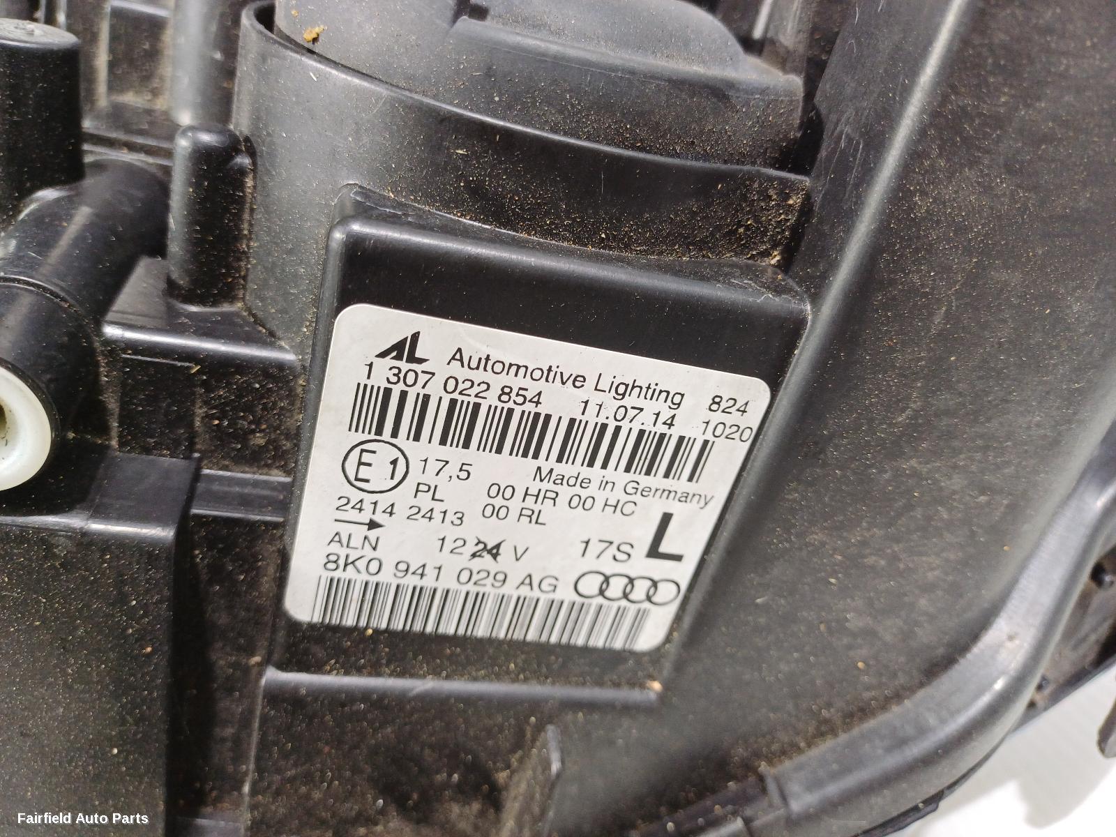 2008-2012 Audi A4 Left Headlamp