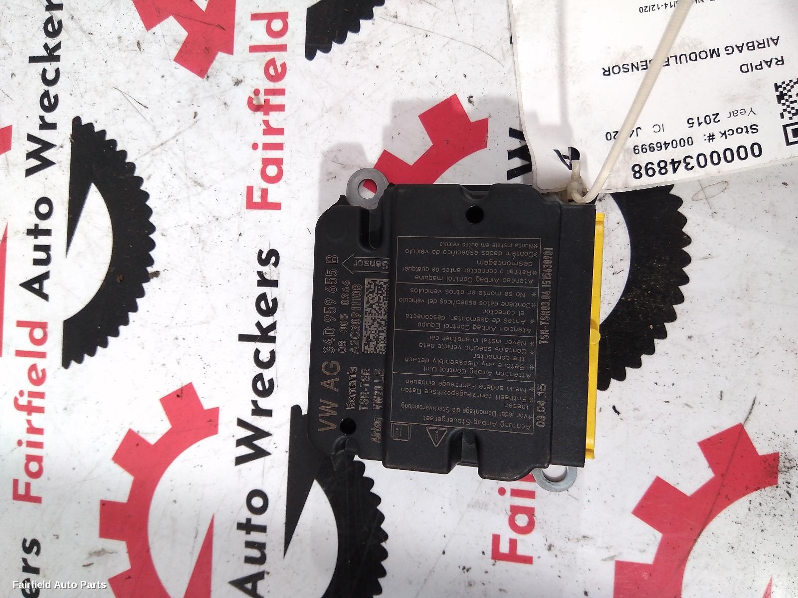 2014-2020 Skoda Rapid Airbag Module Sensor