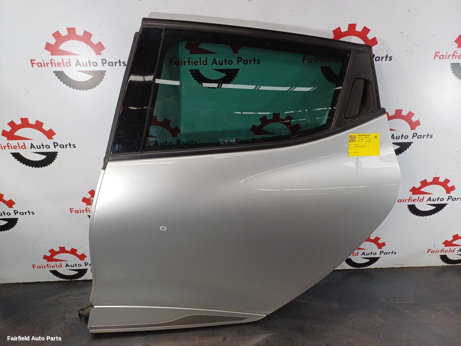 2013-2016 Renault Clio Left Rear Door Sliding