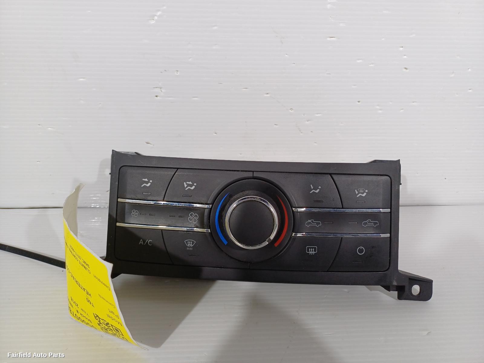 2017-2021 Ldv T60 Heater Ac Controls